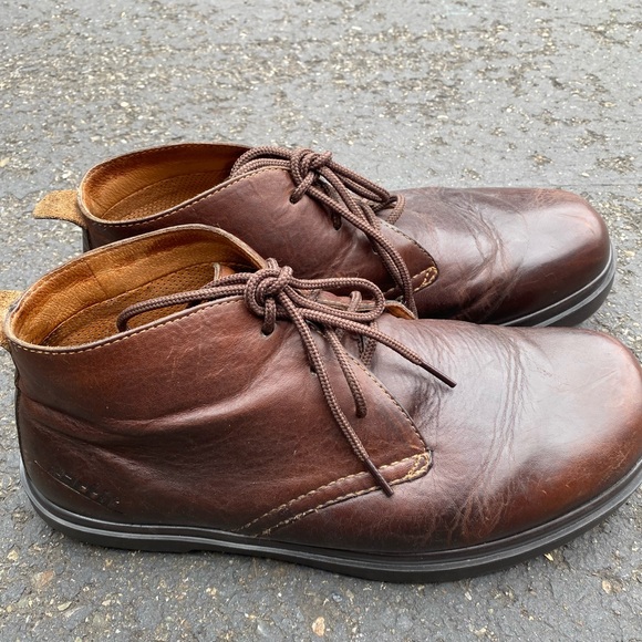 Earth STF07 Men’s Sandstone Leather Chukka Ankle Boots Size 10 - Picture 2 of 12